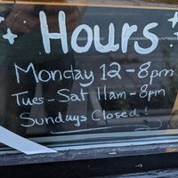 Current hours. at Wild Leek in Halifax