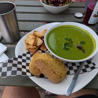 Mint gazpacho! at Wild Leek in Halifax