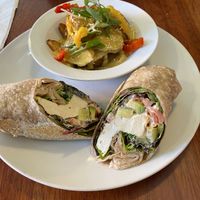 Club Wrap (upgraded to) with Dragon Friess  at Wild Leek in Halifax