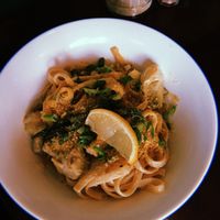 Fettucine alfredo THE BEST IVE EVER GAD at Wild Leek in Halifax