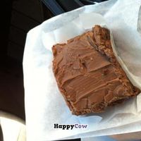 A gluten free brownie for take-out. They're massive! at Wild Leek in Halifax
