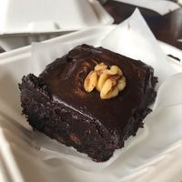 GF brownie at Wild Leek in Halifax