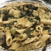 Mushroom and Asparagus penne at Wild Leek in Halifax