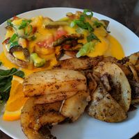 vegan benny at Wild Leek in Halifax