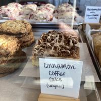 Cinnamon coffee cake  at South Fork Baking Company in Everett