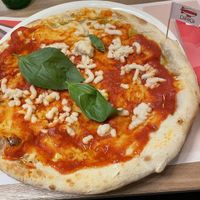 Pizza with vegan cheesee  at Pizzeria Dirigì in Lido Di Jesolo