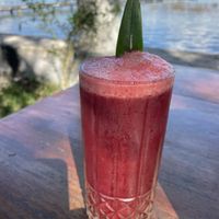 Agua Natural Frutas Rojos  at Amura  in Bacalar