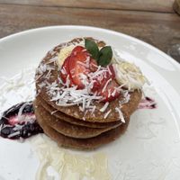 Vegan Pancakes  at Amura  in Bacalar