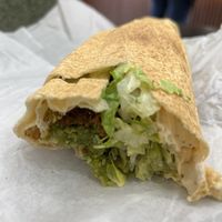 Falafel wrap  at House of Falafel in Farmington Hills