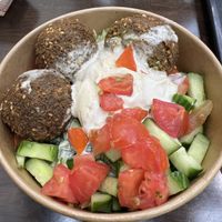 Falafel bowl  at House of Falafel in Farmington Hills