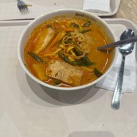 Vegan curry laksa  at Organic Vegetarian @ Pavilion KL in Kuala Lumpur
