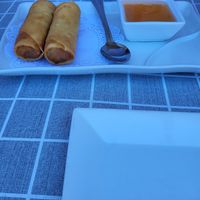 Appetizer spring rolls at Em-On's Thai Cafe in Naples