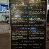 Menu English  at Phat Noodle Express in Uvita