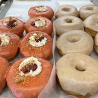 Strawberry shortcake, maple donuts   at bloomer's in Mississauga