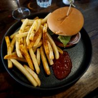 Vegan Burger at MOMO in Traralgon