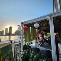Seating out interior at Saigon Station  in Dubai