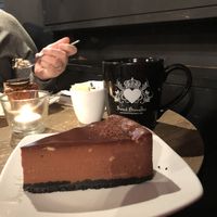 Vegan chocolate orange cheesecake  at Sweet Hereafter in Halifax