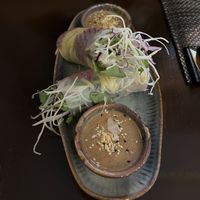 Cuon xoai / fresh rolls with mango...  at Koko Organic in Prague