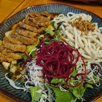 Duck udon at Koko Organic in Prague