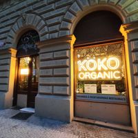 Entrance at Koko Organic in Prague