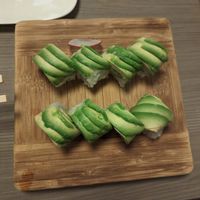 Avocado rolls 4/5 at Mikado in Edmonton