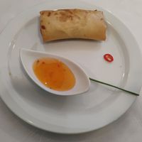 Spring roll starter at Asian Ben in Nerja