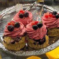 Blueberry cupcakes at HEL - Relove - T2 in Vantaa