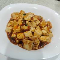 Mapo tofu at La Petite Chengdu Chinese Restaurant in Chefchaouen