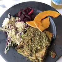 Spinach lasagne  at Glo - Laugavegur in Reykjavik