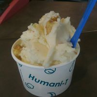 Vegan birthday cake gelato at Humani-T Cafe - Downtown in Halifax