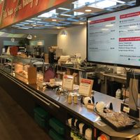 Deli café counter at Menomonie Market Food Co-op in Menomonie