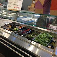 Salad bar at Menomonie Market Food Co-op in Menomonie