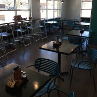 Eating area (there are picnic tables outside as well) at Menomonie Market Food Co-op in Menomonie