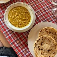 dahl at Skandia Restaurant in Hikkaduwa