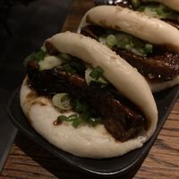 BBQ tofu bao buns  at Linger in Denver