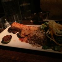 vegan pad thai w tofu at Linger in Denver