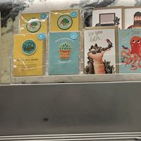 Vegan cards  at Nathalie - Mayfair in London