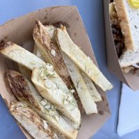 Garlic Rosemary Fries  #Veganuary at Soul Miner's Garden  in Charlotte