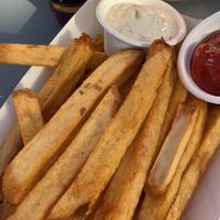 Fries with homemade ranch #Veganuary at Soul Miner's Garden  in Charlotte