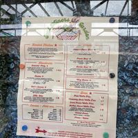 Menu for all you lookie-loos  at Soul Miner's Garden  in Charlotte