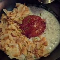 Joule box, grapefruit brulee without coconut semi freddo at Joule in Seattle