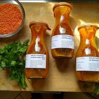 Vegane eingemachte Linsensuppe at bioundnah in Nuremberg