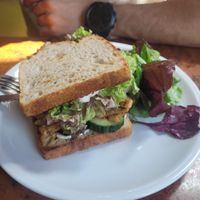 Gyros sandwich (14€)  at Karl-Otto in Mannheim