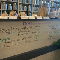 Menu janvier 2024  at Maison De Thé La Théière A L'Envers in Saguenay