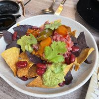 Nachos with soy chunks  at TikisMikis  in Tenerife