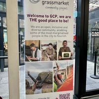 Info on GCP  at Grassmarket Community Project & Coffee Saints Cafe in Edinburgh