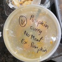 Pumpkin curry label   at Rain Thai & Sushi Cuisine in Mesquite