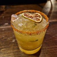 Spicy margarita at Death by Tacos in Chester