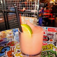 Passionfruit & Hooch Margarita Frozen Cocktail. at Death by Tacos in Chester