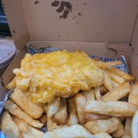 Small Vegan Fish and Chips at Tafarn Y Garth in Bangor